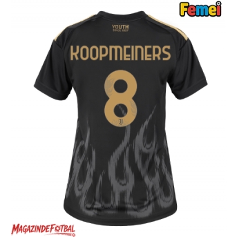 Juventus Teun Koopmeiners #8 Tricou Fotbal Replică 2026-27 Femei Treilea